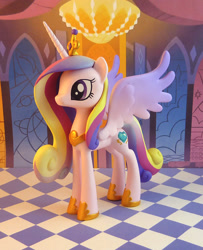 Size: 773x950 | Tagged: safe, artist:krowzivitch, princess cadance, alicorn, pony, figurine, sculpture, smiling, solo, spread wings