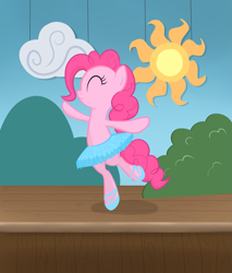 Size: 1629x1911 | Tagged: safe, artist:manateemckenzie, pinkie pie, earth pony, pony, ballerina, ballet slippers, pinkarina, shoes