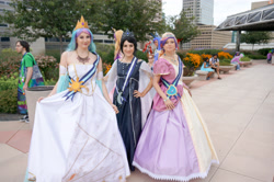 Size: 4912x3264 | Tagged: artist needed, safe, princess cadance, princess celestia, princess luna, human, 2014, bronycon, convention, cosplay, irl, irl human, photo