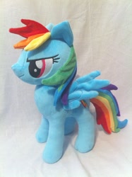 Size: 1936x2592 | Tagged: safe, artist:planetplush, rainbow dash, irl, photo, plushie, solo