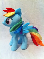 Size: 1936x2592 | Tagged: safe, artist:planetplush, rainbow dash, pegasus, pony, female, irl, mare, photo, plushie, solo