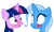 Size: 952x576 | Tagged: safe, artist:navitaserussirus, derpibooru import, edit, trixie, twilight sparkle, pony, female, lesbian, shipping, twixie, vector