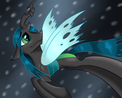 Size: 1280x1024 | Tagged: safe, artist:cristalshy, queen chrysalis, changeling, changeling queen, female, solo