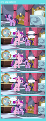 Size: 2682x7000 | Tagged: dead source, safe, artist:claritea, princess cadance, twilight sparkle, alicorn, pony, comic, filly, hug