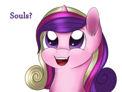 Size: 1280x960 | Tagged: safe, artist:iraincloud, princess cadance, alicorn, pony, female, filly, horn, solo