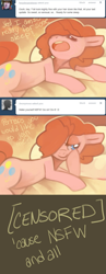 Size: 775x1988 | Tagged: dead source, safe, artist:dhui, pinkie pie, earth pony, pony, ask, tired pie, tumblr