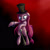 Size: 900x900 | Tagged: safe, artist:rule1of1coldfire, pinkie pie, earth pony, pony, hat, pinkamena diane pie, top hat, voodoo