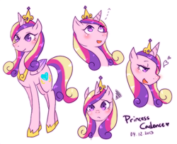 Size: 654x533 | Tagged: safe, artist:divided-s, princess cadance, alicorn, pony, pixiv, reference sheet, solo