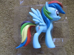 Size: 800x600 | Tagged: safe, rainbow dash, pegasus, pony, female, funko, irl, mare, official, photo, prototype, solo, toy