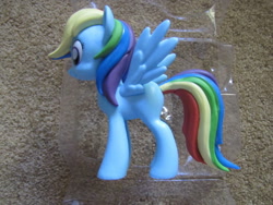 Size: 800x600 | Tagged: safe, rainbow dash, pegasus, pony, female, funko, irl, mare, official, photo, prototype, solo, toy