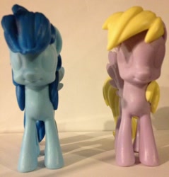 Size: 979x1024 | Tagged: safe, derpy hooves, rainbow dash, pony, chubby cheeks, funko, irl, official, photo, prototype, toy