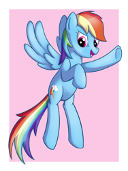 Size: 600x800 | Tagged: safe, artist:doipyhoovez, rainbow dash, pegasus, pony, female, mare, solo