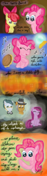 Size: 800x2928 | Tagged: safe, artist:kika1057, apple bloom, cloudy quartz, igneous rock pie, pinkie pie, earth pony, pony, friendship is witchcraft, comic, quartzrock