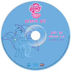 Size: 2339x2339 | Tagged: safe, artist:pixelgrip94, derpibooru import, trixie, pony, season 6, blu-ray, fake, fake blu-ray set, simple background, transparent background