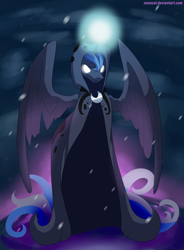 Size: 1024x1389 | Tagged: safe, artist:neoncel, princess luna, alicorn, pony, a hearth's warming tail, solo, spirit of hearth's warming yet to come