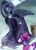 Size: 1300x1800 | Tagged: safe, artist:pegasistermetalover, princess luna, snowfall frost, starlight glimmer, alicorn, pony, a hearth's warming tail, cloak, clothes, magic, scene interpretation, snow, snowfall, spirit of hearth's warming yet to come