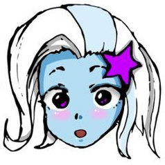 Size: 238x239 | Tagged: safe, artist:starwantrix, derpibooru import, edit, trixie, equestria girls, cropped