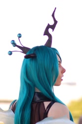 Size: 638x960 | Tagged: safe, artist:moorisa42, queen chrysalis, human, 2013, anime expo, convention, cosplay, irl, irl human, photo, solo