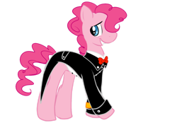 Size: 2016x1456 | Tagged: safe, artist:anaxboo, artist:pukuro, bubble berry, pinkie pie, earth pony, pony, clothes, implied bubblepie, rule 63, simple background, solo, transparent background, tuxedo