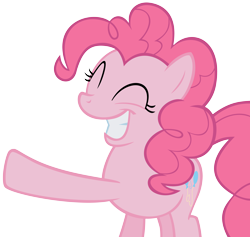 Size: 7500x7100 | Tagged: safe, artist:choopy, pinkie pie, earth pony, pony, absurd resolution, simple background, transparent background, vector