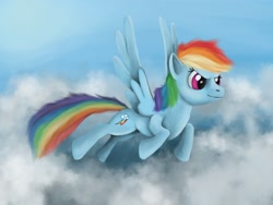 Size: 1152x864 | Tagged: safe, artist:sofee-c, rainbow dash, pegasus, pony, blue mane, female, mare, multicolored mane