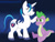 Size: 4608x3456 | Tagged: safe, artist:vortexlegacy, shining armor, spike, dragon, pony, unicorn, brothers, duo, eyes closed, raised hoof, raised leg, sitting