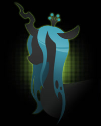 Size: 720x900 | Tagged: safe, artist:cow41087, queen chrysalis, changeling, changeling queen, female, minimalist, solo