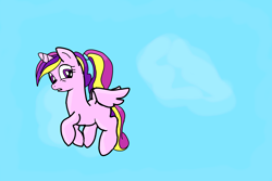 Size: 4500x3000 | Tagged: safe, artist:daisy meadows, princess cadance, alicorn, pony, female, horn, sky, wings