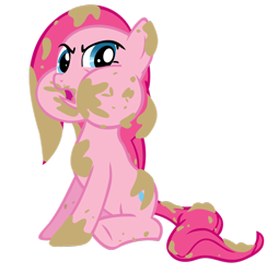 Size: 900x924 | Tagged: safe, artist:shelmo69, pinkie pie, earth pony, pony, chocolate milk, intervention in the comments, simple background, transparent background, vector