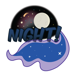 Size: 2542x2625 | Tagged: safe, artist:e-49, princess luna, night, no pony, simple background, sticker, transparent background, vector