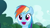 Size: 640x360 | Tagged: safe, screencap, rainbow dash, pegasus, pony, may the best pet win, faic, hub logo, ponyface, quality