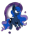 Size: 1024x1229 | Tagged: safe, artist:theartistsora, princess luna, alicorn, pony, female, flying, horn, mare, solo