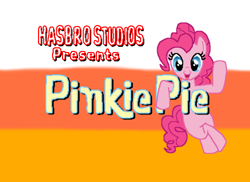 Size: 480x350 | Tagged: safe, artist:hirake! pony key, pinkie pie, earth pony, pony, hanna barbera, snagglepuss, title card