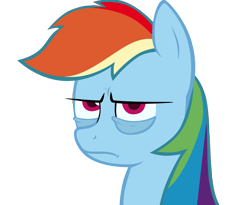 Size: 2000x1640 | Tagged: safe, artist:haloreplicas, rainbow dash, pegasus, pony, simple background, transparent background, unamused, vector