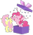 Size: 1200x1275 | Tagged: safe, artist:dm29, fluttershy, pinkie pie, earth pony, pegasus, pony, duo, simple background, surprised, transparent background, vector