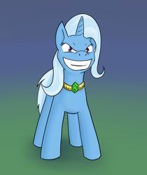 Size: 818x972 | Tagged: safe, artist:lemurcat, derpibooru import, trixie, pony, unicorn, magic duel, female, grin, mare, solo