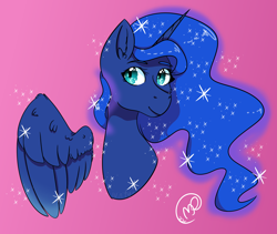 Size: 5100x4300 | Tagged: safe, artist:ivinity-art, princess luna, alicorn, pony, absurd resolution, female, horn, mare, solo