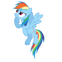 Size: 5000x5000 | Tagged: safe, artist:austiniousi, rainbow dash, pegasus, pony, absurd resolution, simple background, solo, transparent background, vector