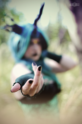 Size: 1024x1542 | Tagged: safe, artist:mercurymessenger, queen chrysalis, human, blurry, cosplay, foreshortening, irl, irl human, photo, solo