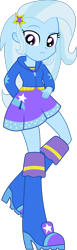 Size: 3000x9780 | Tagged: safe, artist:stillfire, derpibooru import, trixie, equestria girls, .ai available, absurd resolution, adobe illustrator, clothes, commission, hoodie, looking down, simple background, solo, transparent background, vector