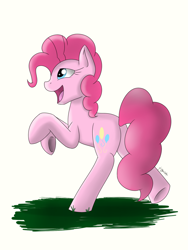 Size: 1200x1600 | Tagged: safe, artist:kyroking, pinkie pie, earth pony, pony, female, happy, mare, pink coat, pink mane, solo