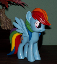 Size: 370x415 | Tagged: safe, rainbow dash, custom, irl, painted, photo, show accurate, toy