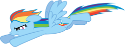 Size: 8000x3029 | Tagged: safe, artist:daringdashie, rainbow dash, pegasus, pony, simple background, solo, transparent background, vector