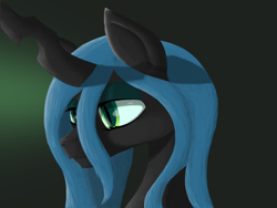Size: 1024x768 | Tagged: dead source, safe, artist:kazi-chan1, queen chrysalis, changeling, changeling queen, female, simple background, solo