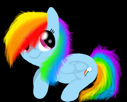 Size: 3000x2400 | Tagged: safe, artist:yashathebasher, rainbow dash, pegasus, pony, filly, filly rainbow dash, solo