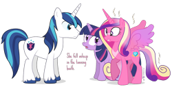 Size: 1250x650 | Tagged: safe, artist:dm29, princess cadance, shining armor, twilight sparkle, alicorn, pony, unicorn, derp, gritted teeth, missing accessory, ouch, simple background, sunburn, tan lines, tanning, transparent background, trio