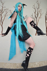 Size: 4000x6016 | Tagged: safe, artist:shelle-chii, queen chrysalis, human, boots, cosplay, high heel boots, high heels, irl, irl human, photo, shoes