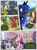 Size: 1400x1900 | Tagged: safe, artist:moemneop, apple bloom, big macintosh, granny smith, princess cadance, princess flurry heart, princess luna, queen chrysalis, shining armor, alicorn, changeling, changeling queen, pony, unicorn, comic:shifting changelings lies and truths, comic, royal guard