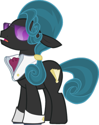 Size: 1024x1293 | Tagged: safe, artist:blah23z, hoity toity, queen chrysalis, changeling, changeling queen, recolor, simple background, solo, transparent background, vector