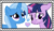 Size: 99x57 | Tagged: safe, artist:shizukanamono, derpibooru import, trixie, twilight sparkle, pony, deviantart stamp, female, lesbian, shipping, stamp, twixie